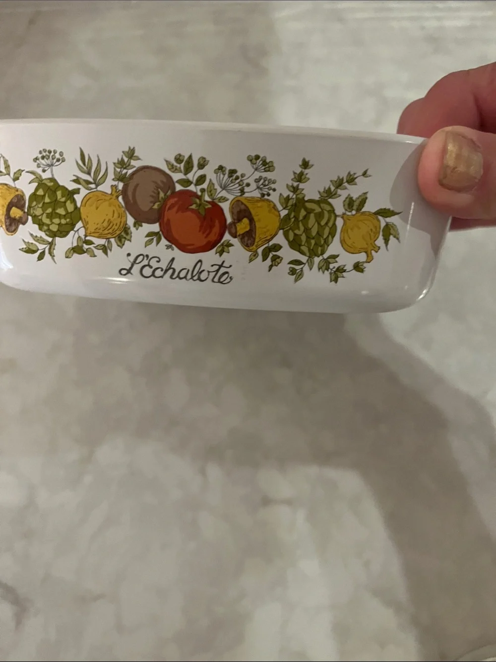 VTG Spice of Life 1 Quart Corning Ware Casserole/Baking Dish with Glass Lid